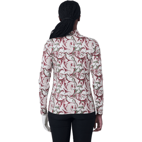 Print Peached Poloshirt Damen