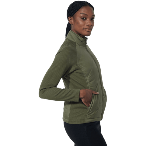 Quilt Hybrid Jacke Damen