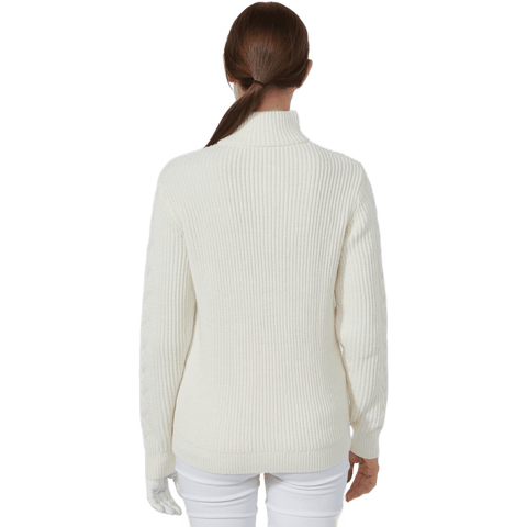 Lined Cable Pullover Damen