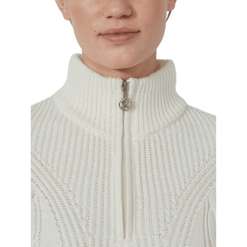 Lined Cable Pullover Damen