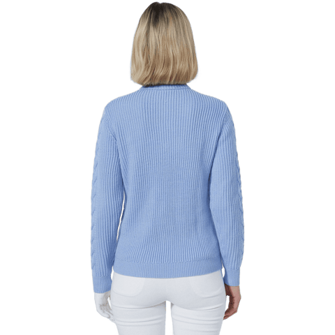 Lined Cable Pullover Damen