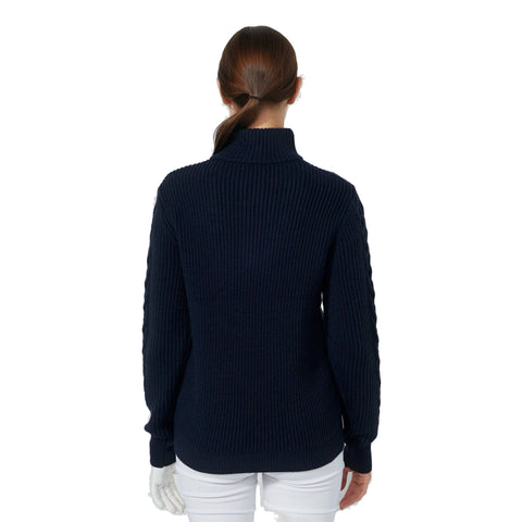 Lined Cable Pullover Damen