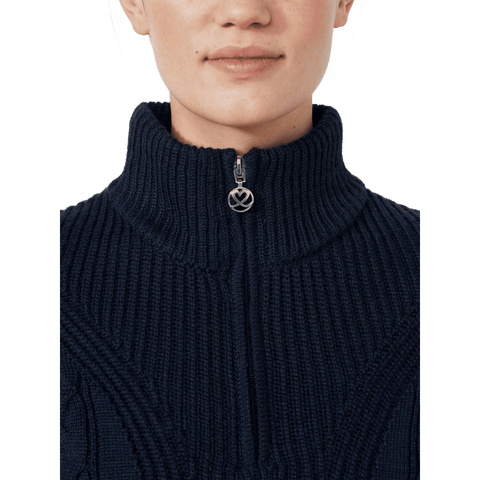 Lined Cable Pullover Damen