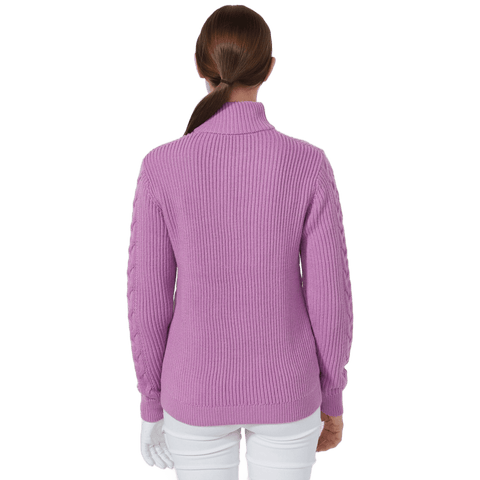 Lined Cable Pullover Damen