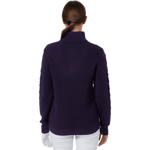 Lined Cable Pullover Damen