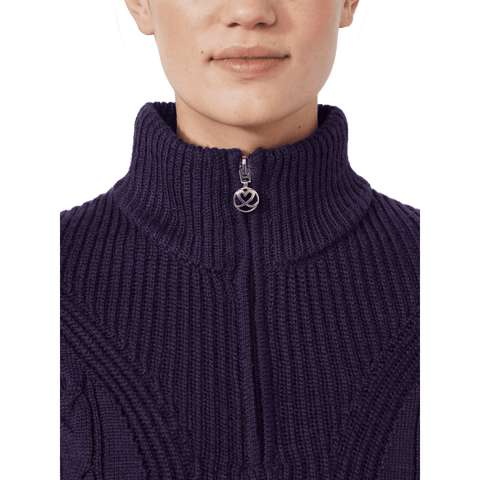Lined Cable Pullover Damen