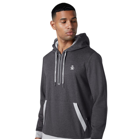 1/4 Zip Colour Block Hoodie Herren
