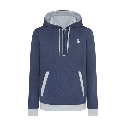 1/4 Zip Colour Block Hoodie Herren
