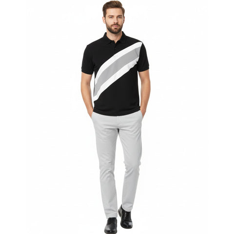 Placed Collar Polo Herren