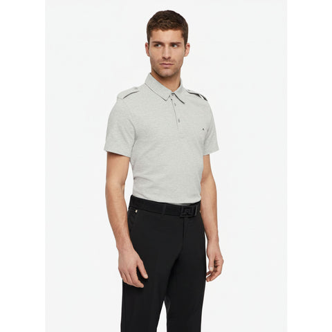 M Cliff JL Pique Stone Grey Melange S Herren