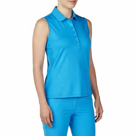 W Dana SL Polo Malibu Blue XS Damen