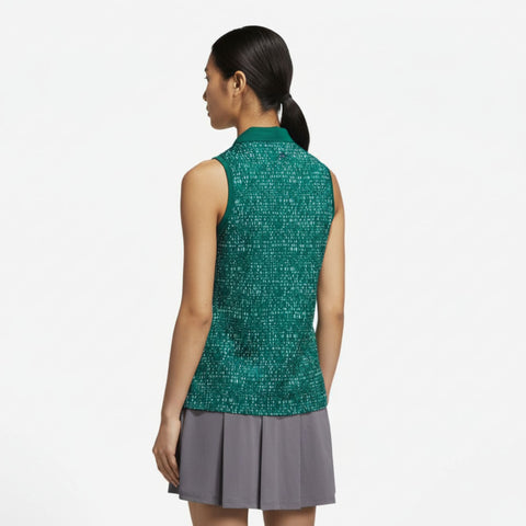 Ultimate365 Printed Sleeveless Polo Damen