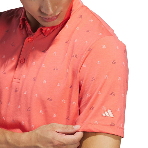 Go-To Print Polo Shirt Herren