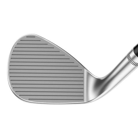 Professioneller Golfschläger-Wedge in silber-grauer Metallic-Ausführung