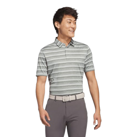 Two-Color Striped Polo Shirt Herren