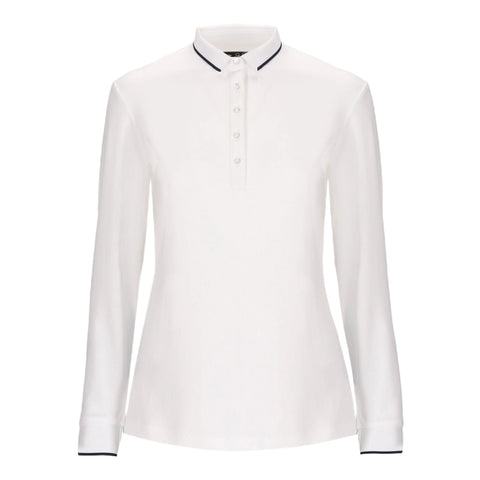 Piquet Knit Poloshirt Damen
