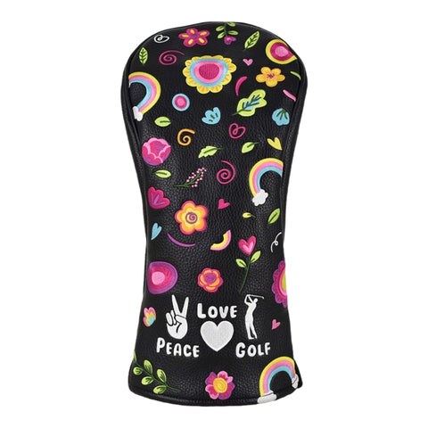 Love Peace & Golf Driver Cover