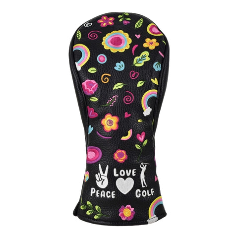 Love Peace & Golf Fairway Cover