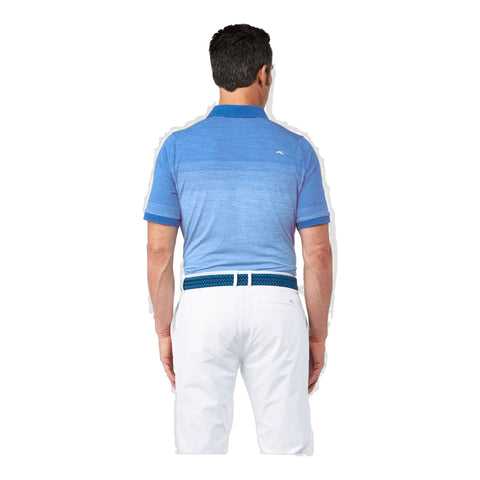 Melange Fading Poloshirt Herren
