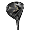 Schwarzer Cobra Golfschläger mit moderner Designstruktur und goldenen Akzenten
