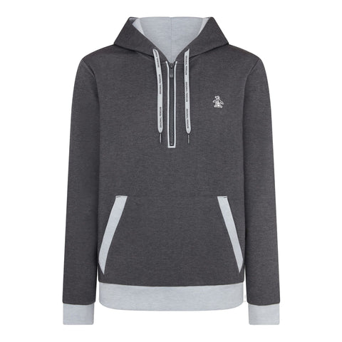 1/4 Zip Colour Block Hoodie Herren