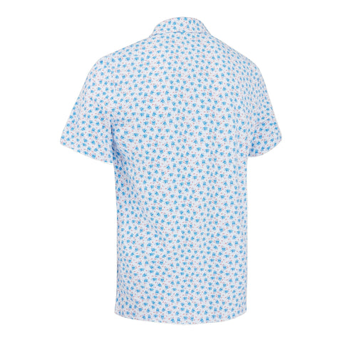 Octopus Print Golf Polo Herren