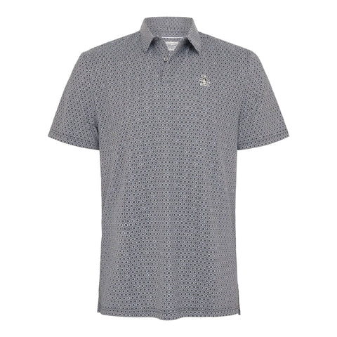 All Over Heritage Floral Geo Print Poloshirt Herren