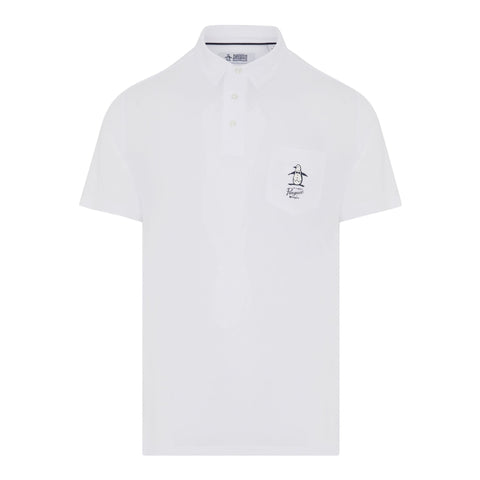 Quiet Please Graphic Oxford Polo Herren