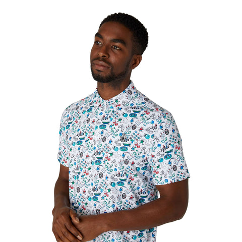 Roadmap All-Over Novelty Polo Herren