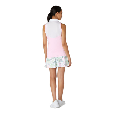 Colour Block Meshback Poloshirt Damen