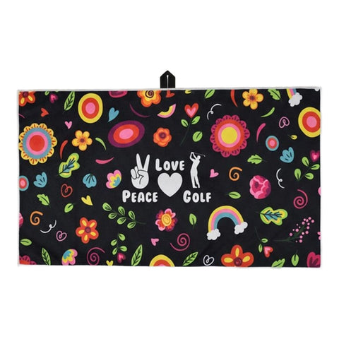 Love Peace & Golf Fusion Towel