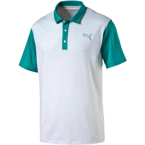 Colorblock Fade Poloshirt Herren