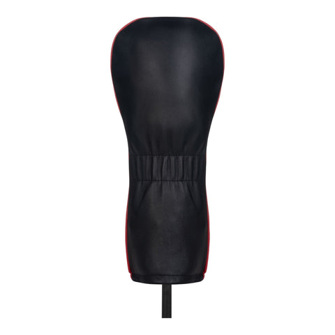 Jet Black Leder Driver Headcover