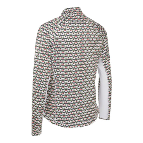 Chev Geo Sun Protect Golf Polo Damen