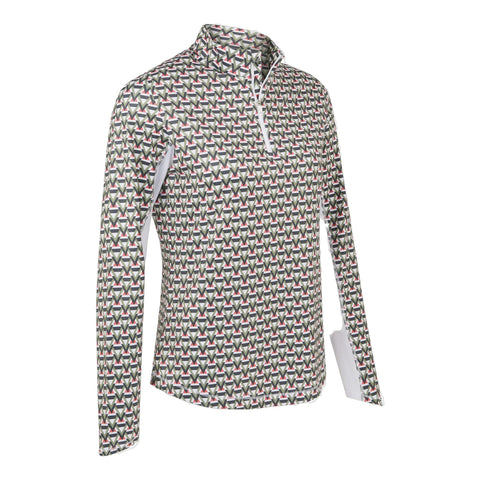 Chev Geo Sun Protect Golf Polo Damen