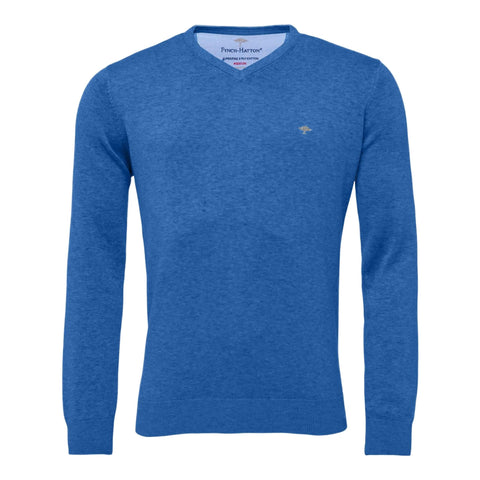 V-Neck Superfine Golf Pullover Herren