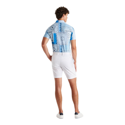 Bandana Tech Piqué Slim Fit Poloshirt Herren