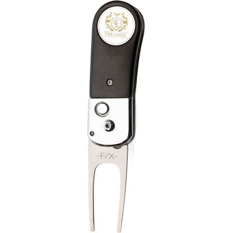 Pitchgabel Blackwood Glänzend mit Logo "THE LOGE"
