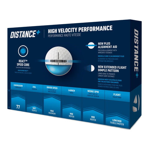 Distance+ Golfbälle Herren