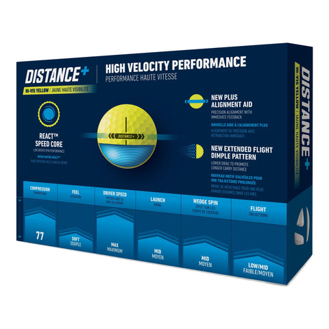 Distance+ Golfbälle Herren