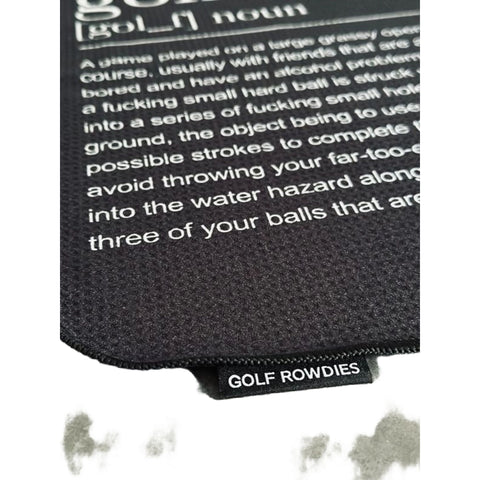 Golf Definition Schlägertuch