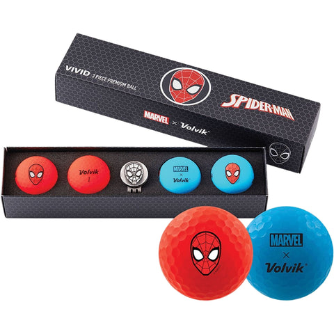 GB VOLVIK MARVEL SPIDER MAN 2,0 4pcs + 1Ballmarker