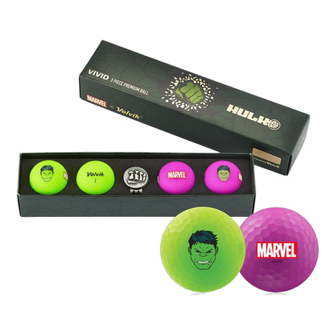 Vivid Marvel Hulk Golfbälle